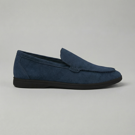 Herren Klassische Veloursleder Mokassins