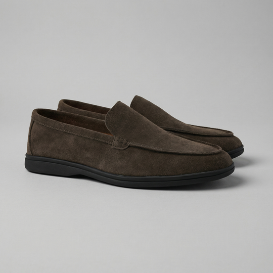Herren Klassische Veloursleder Mokassins