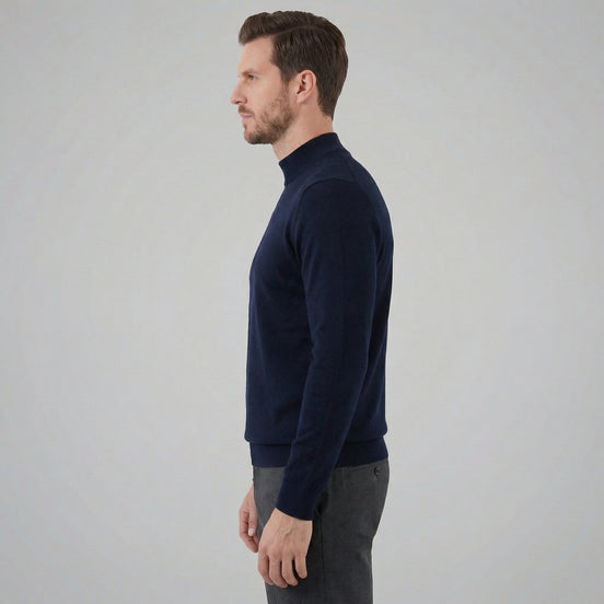 Herren Klassischer Rollkragenpullover