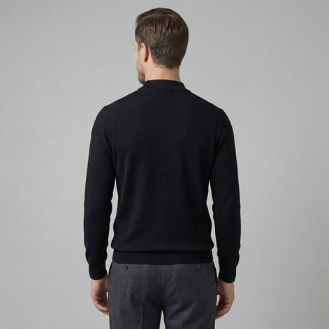 Herren Klassischer Rollkragenpullover