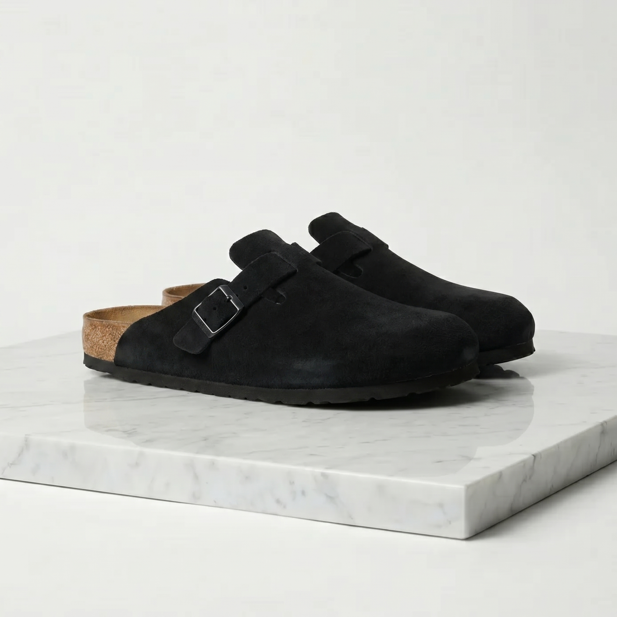 Herren Wildleder Clogs Stilvolle Komfort Loafer