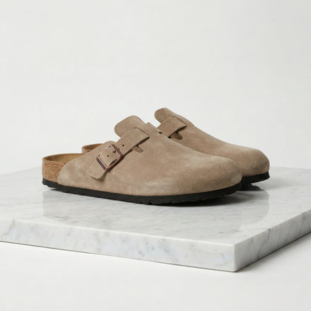 Herren Wildleder Clogs Stilvolle Komfort Loafer