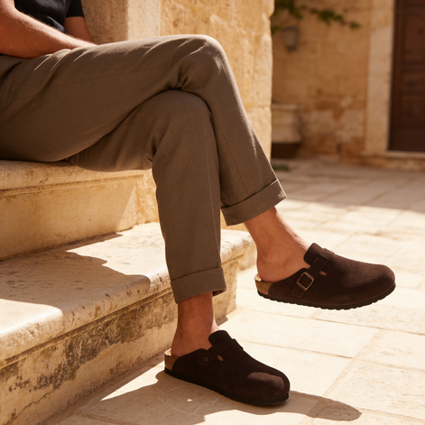 Bequeme Herren Sommer Clogs