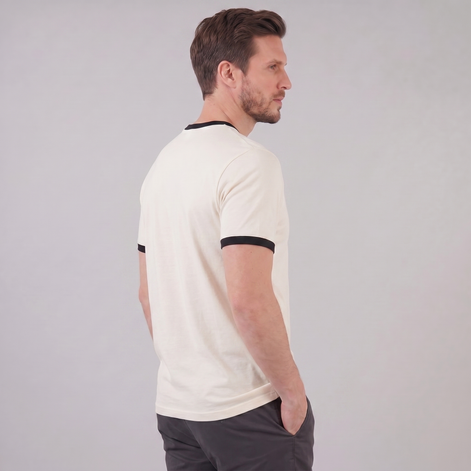 Herren Ringer T Shirt Mit Kontrastbesatz
