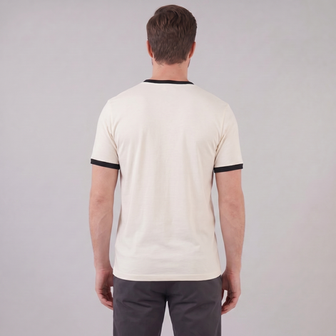 Herren Ringer T Shirt Mit Kontrastbesatz