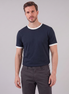 Herren Ringer T Shirt Mit Kontrastbesatz