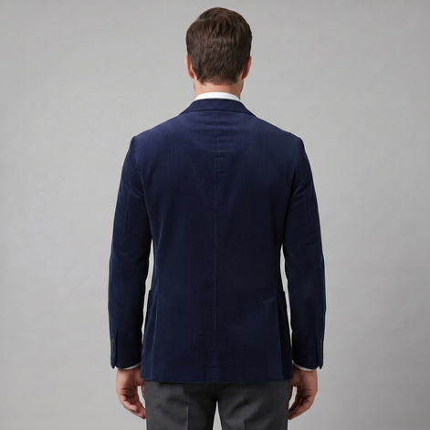 Herren Corduroy Blazer Jacke Mit Passender Weste