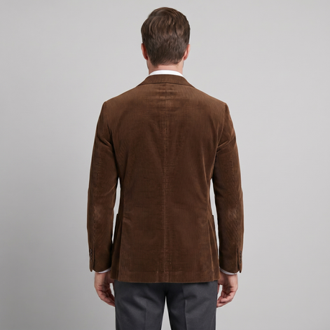 Herren Corduroy Blazer Jacke Mit Passender Weste