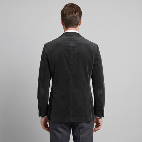 Herren Corduroy Blazer Jacke Mit Passender Weste