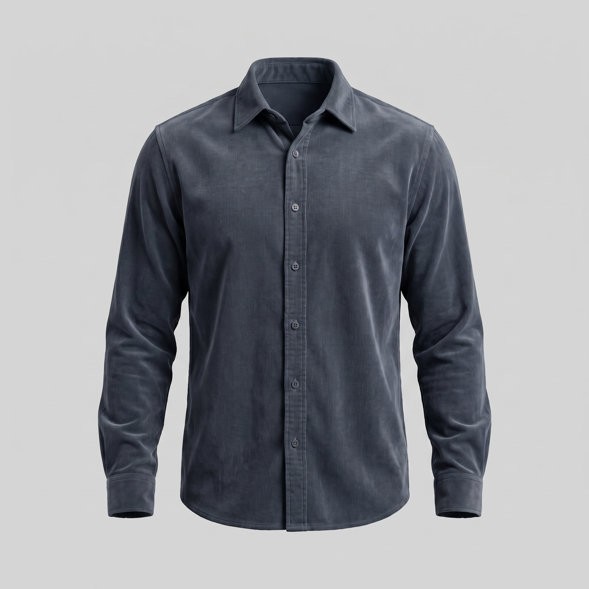 Herren Corduroy Langarm Freizeit Hemd