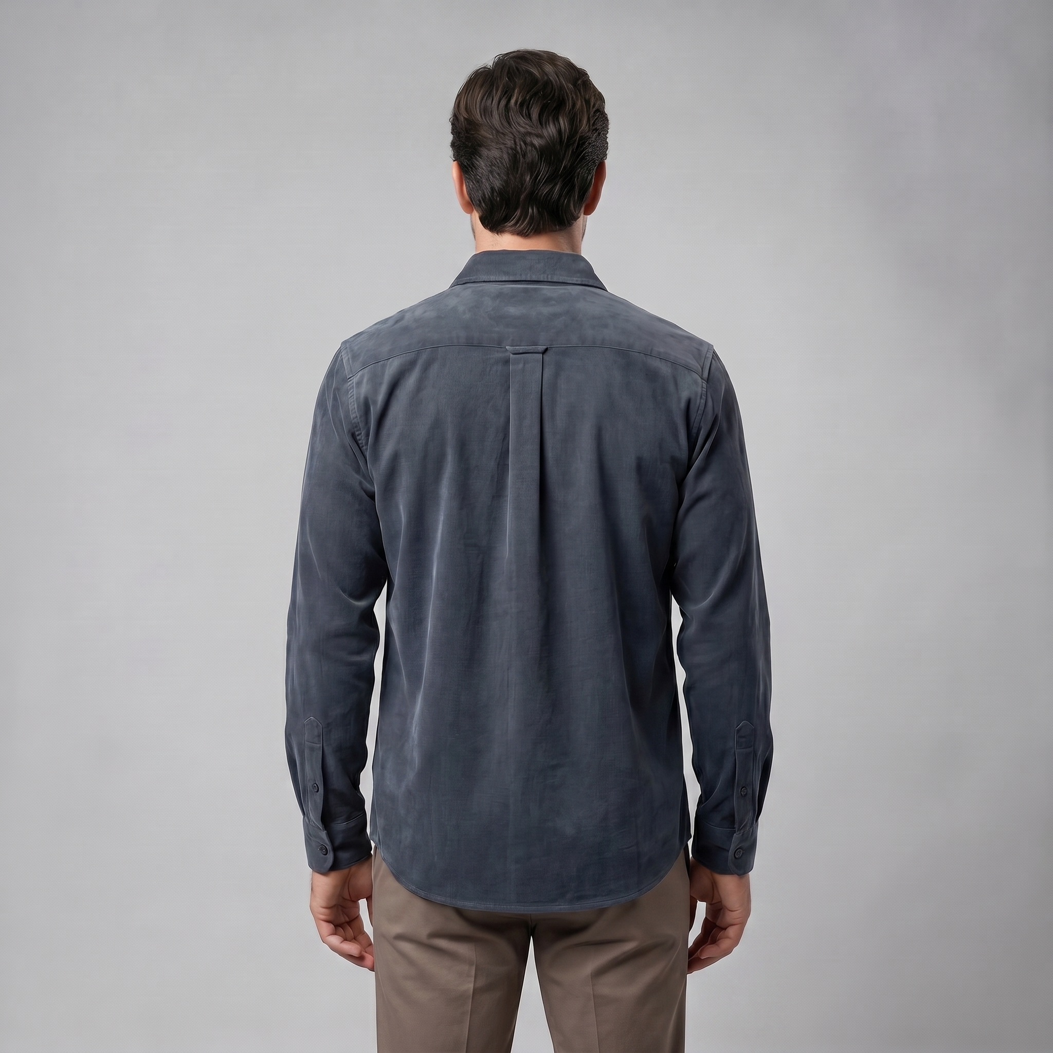 Herren Corduroy Langarm Freizeit Hemd
