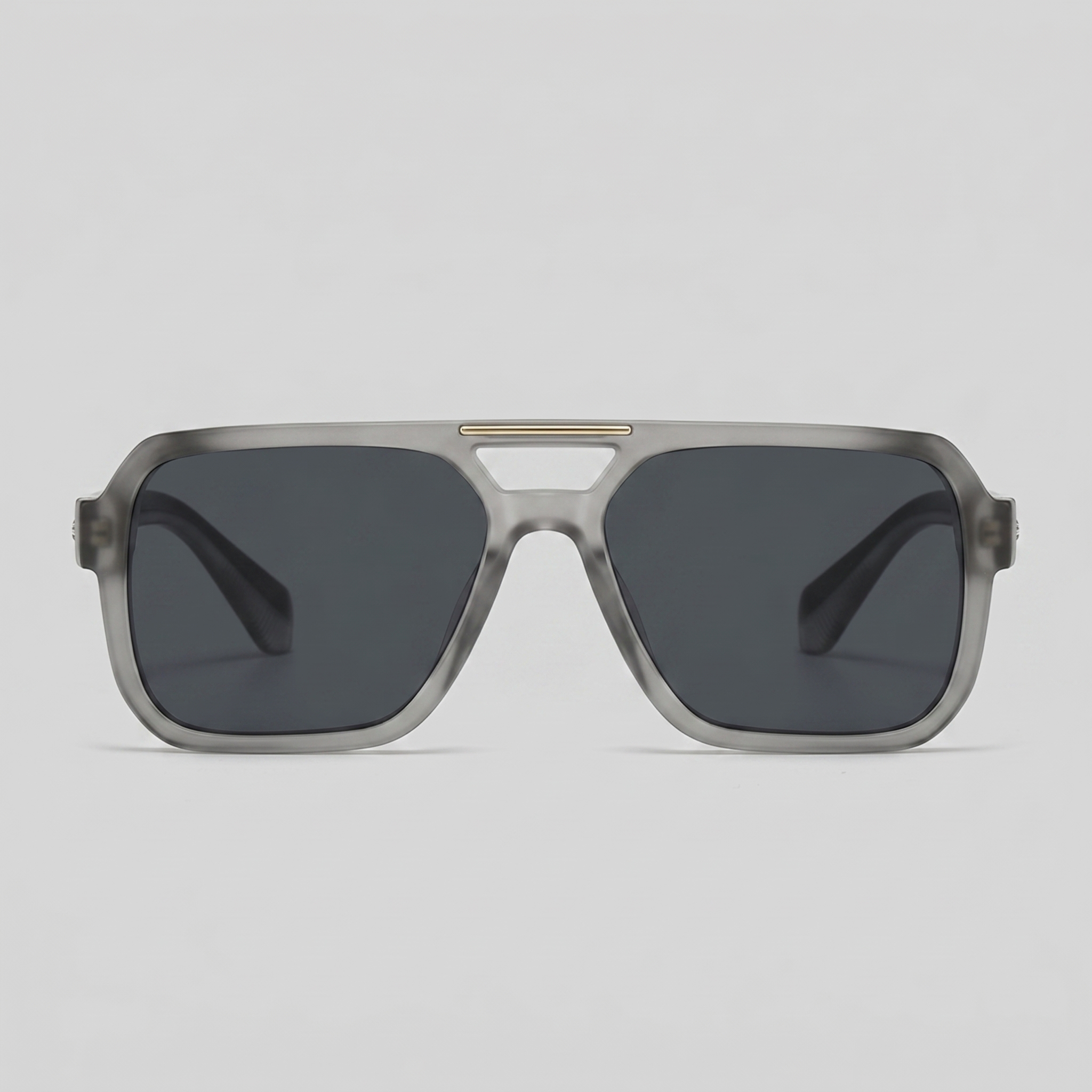 Herren Aviator Sonnenbrille Doppelbrücke