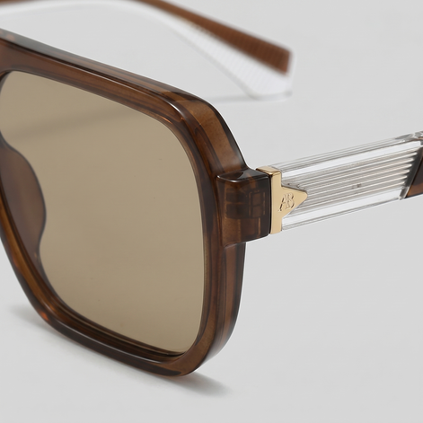 Herren Aviator Sonnenbrille Doppelbrücke