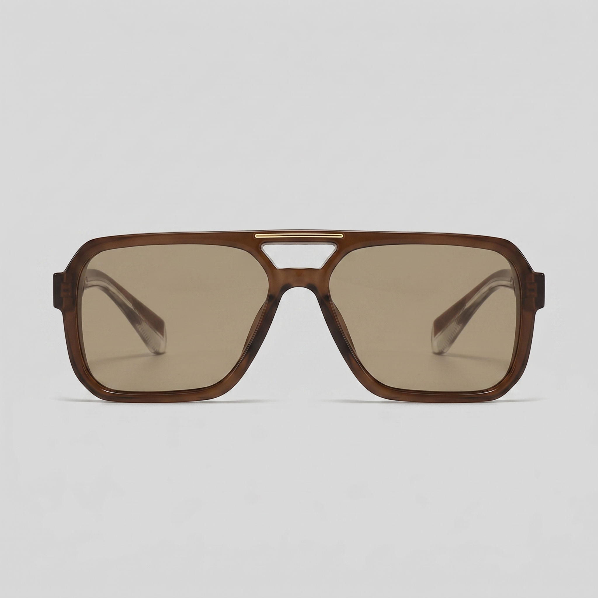 Herren Aviator Sonnenbrille Doppelbrücke