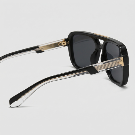 Herren Aviator Sonnenbrille Doppelbrücke