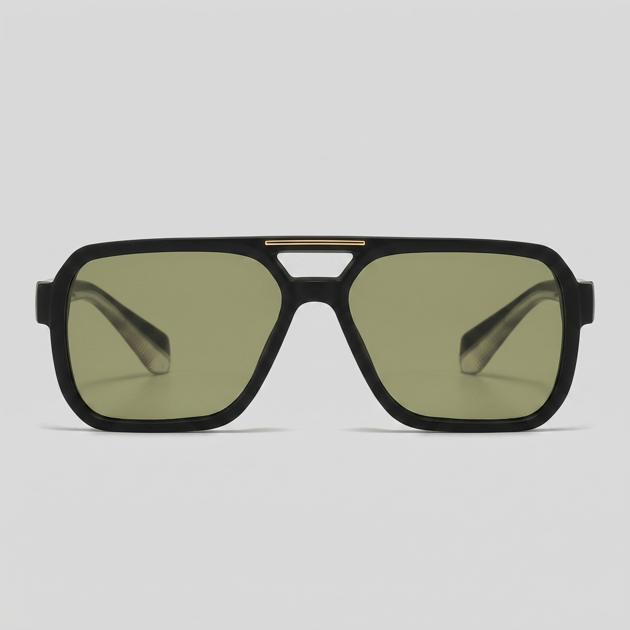 Herren Aviator Sonnenbrille Doppelbrücke