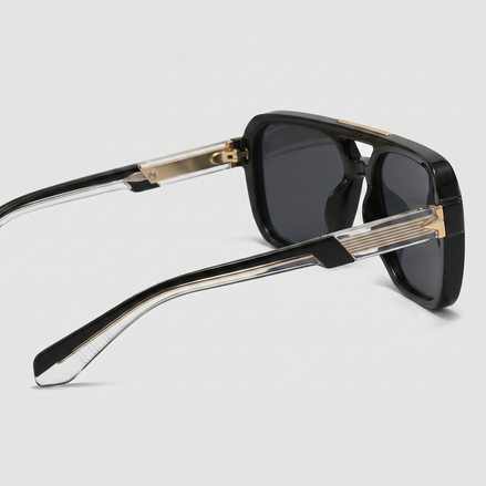 Herren Aviator Sonnenbrille Doppelbrücke