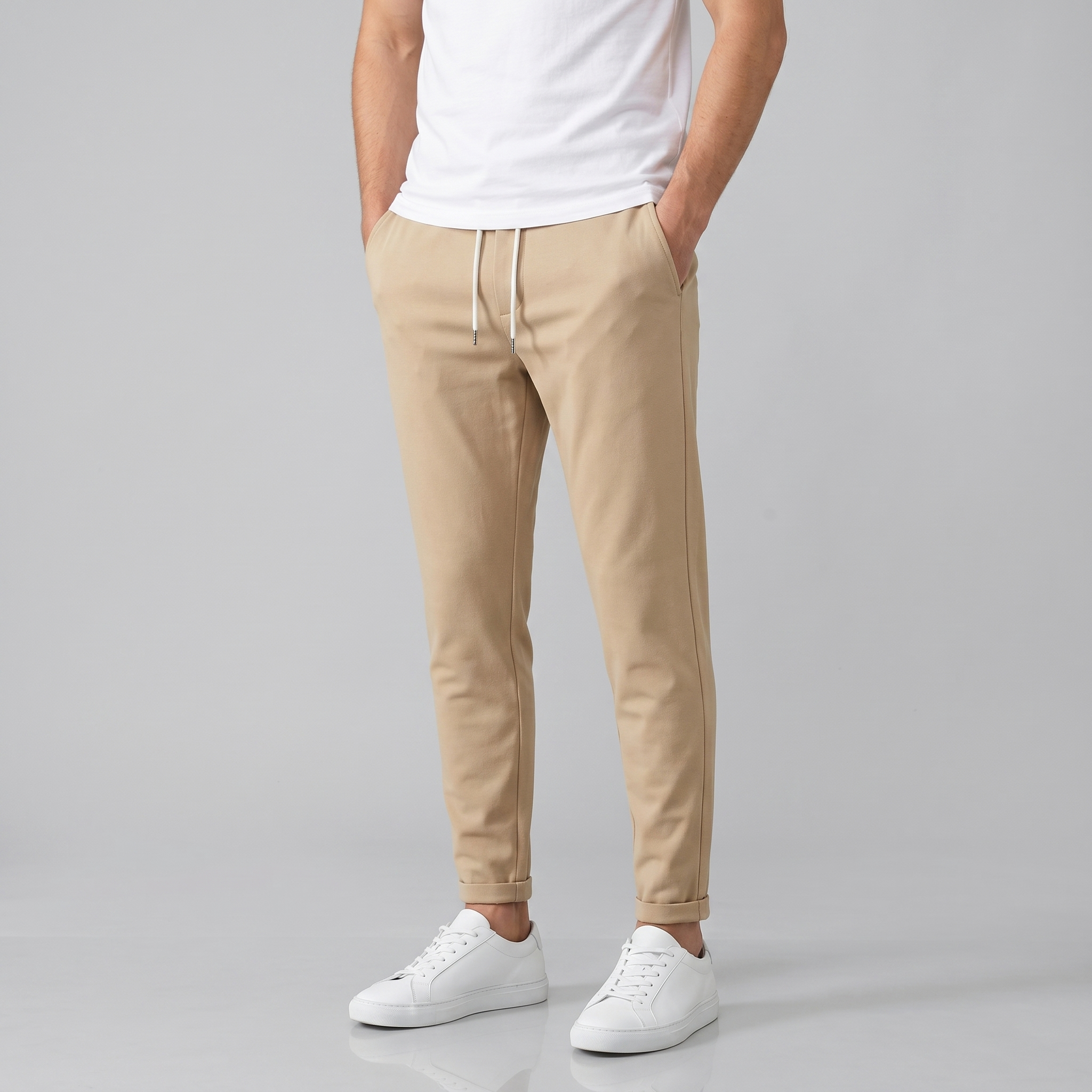Maßgeschneiderte Herrenhose mit Kordelzug