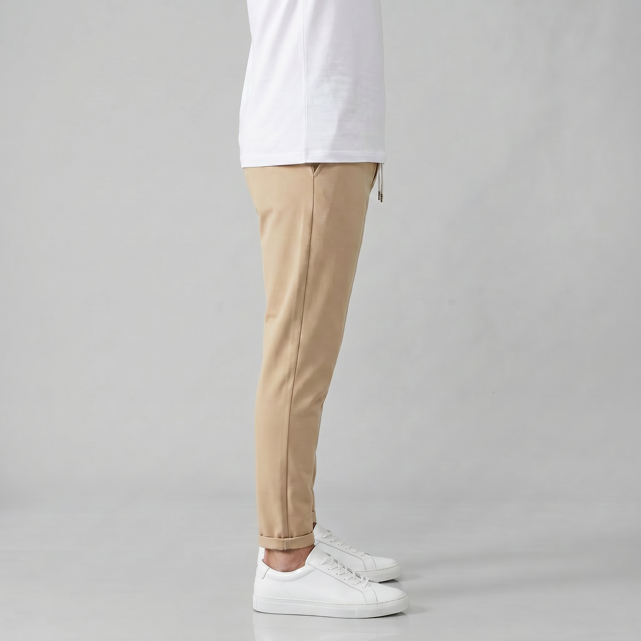 Maßgeschneiderte Herrenhose mit Kordelzug