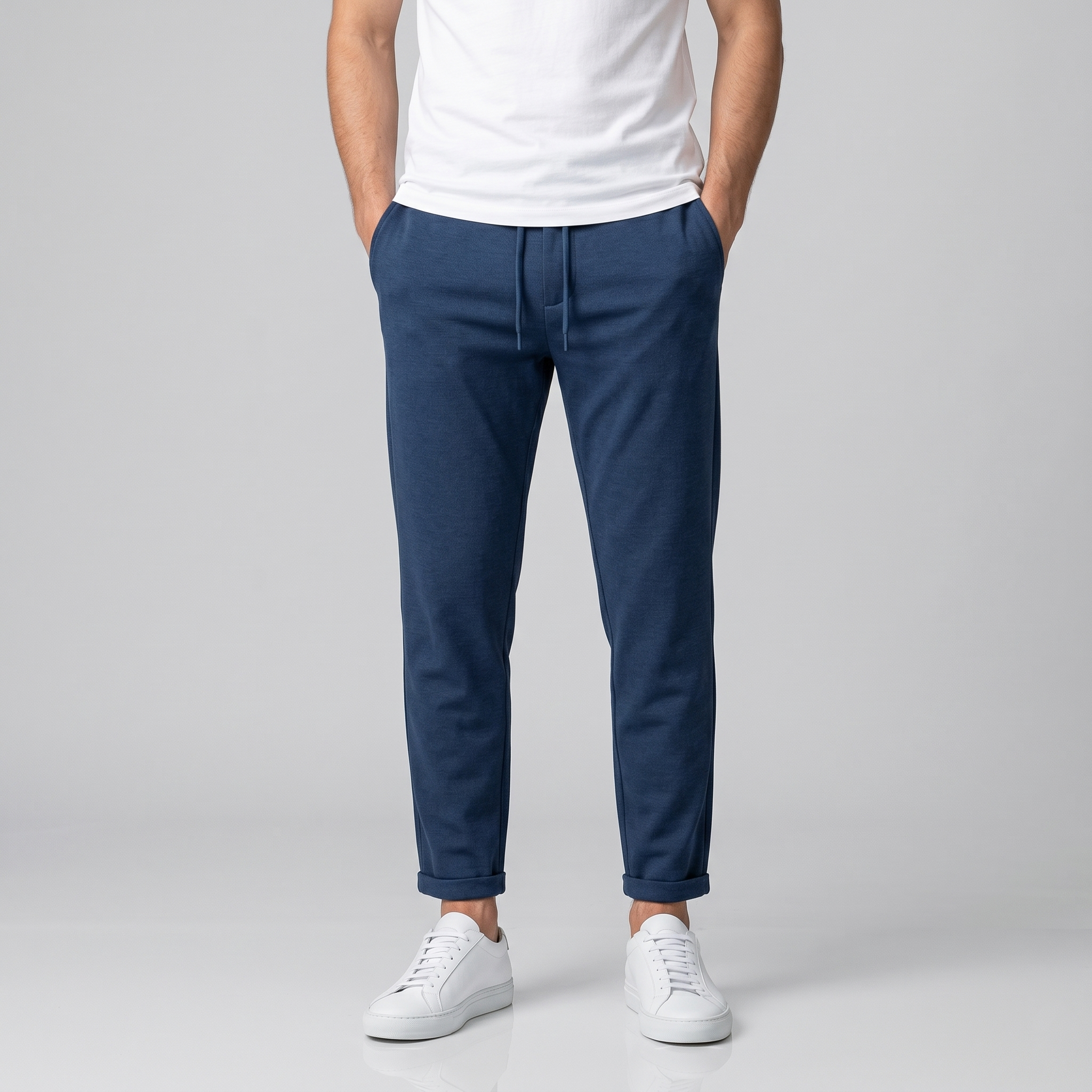 Maßgeschneiderte Herrenhose mit Kordelzug