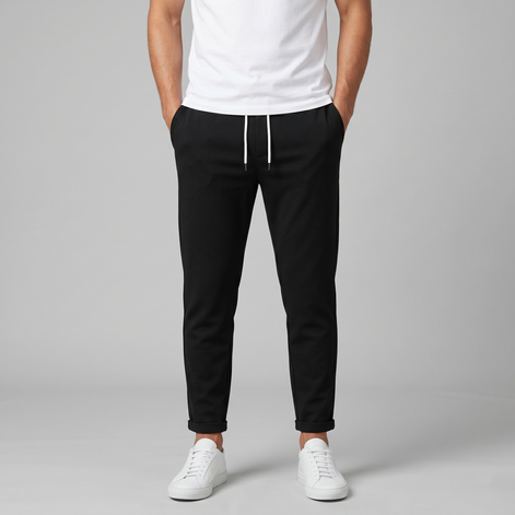 Maßgeschneiderte Herrenhose mit Kordelzug