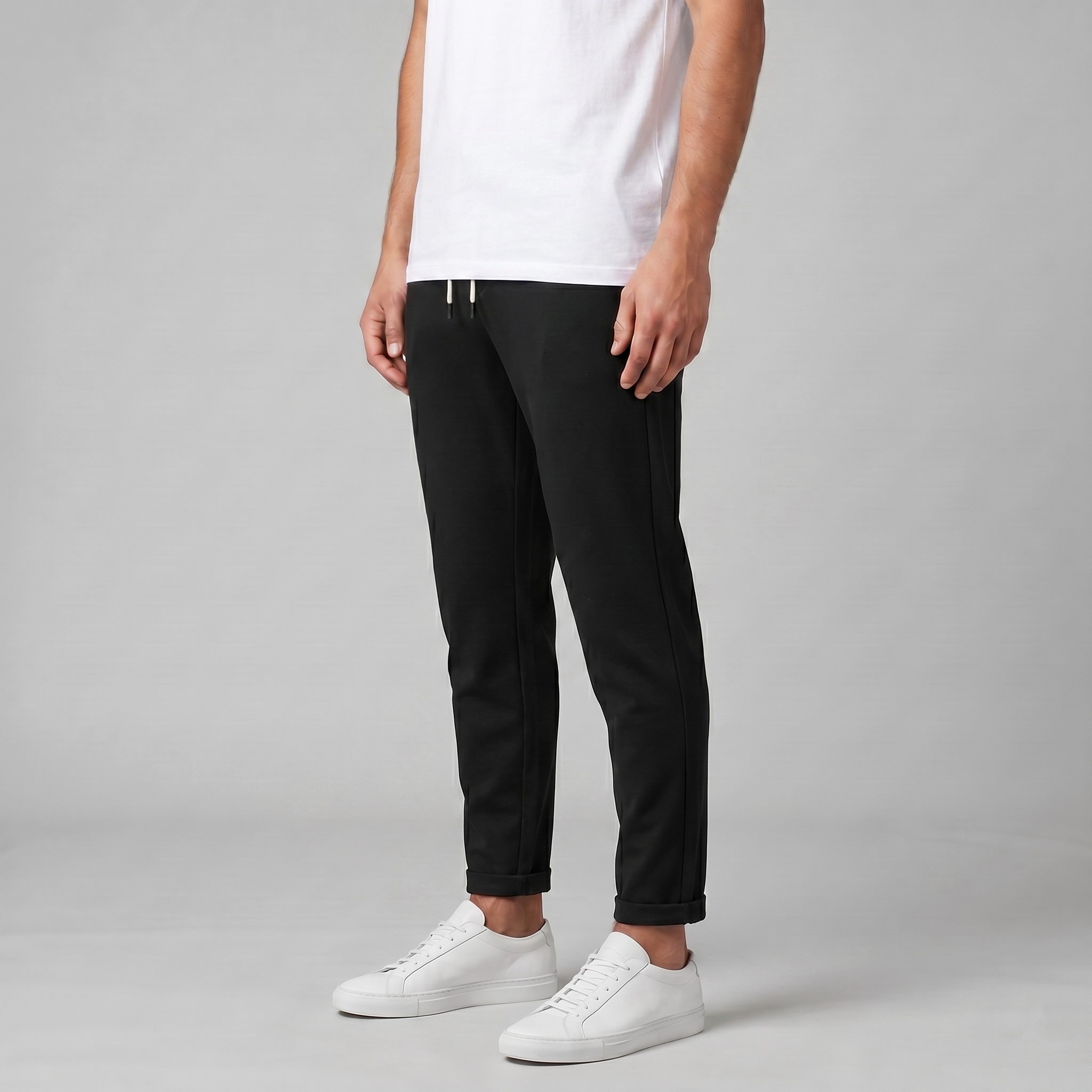 Maßgeschneiderte Herrenhose mit Kordelzug