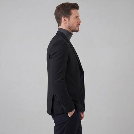 Elegante Herren-Blazerjacke Für Geschäfts- und Formelle Kleidung
