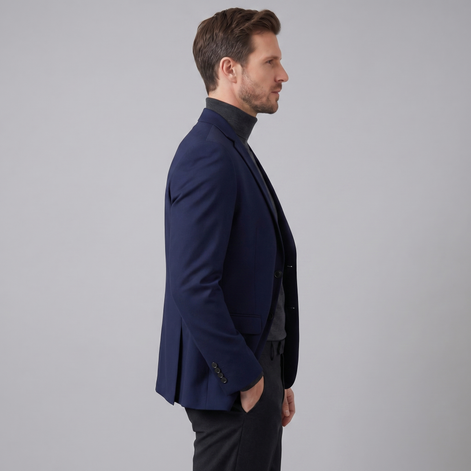 Elegante Herren-Blazerjacke Für Geschäfts- und Formelle Kleidung