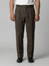 Herren Elegante Faltenhose Mit Seitlicher Verstellung