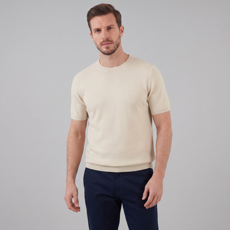 Herren Elegantes Kurzarm T-Shirt