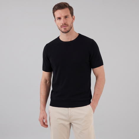 Herren Elegantes Kurzarm T-Shirt