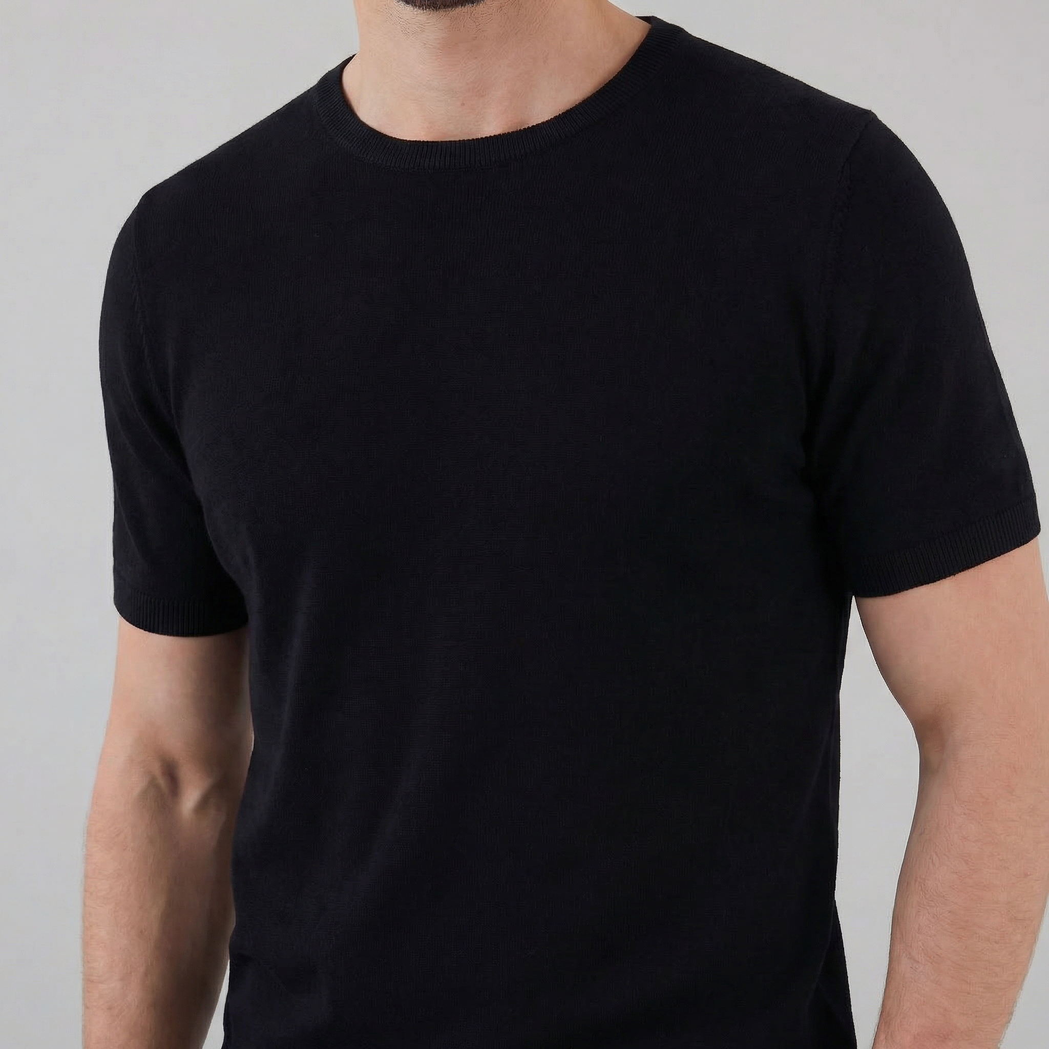 Herren Elegantes Kurzarm T-Shirt