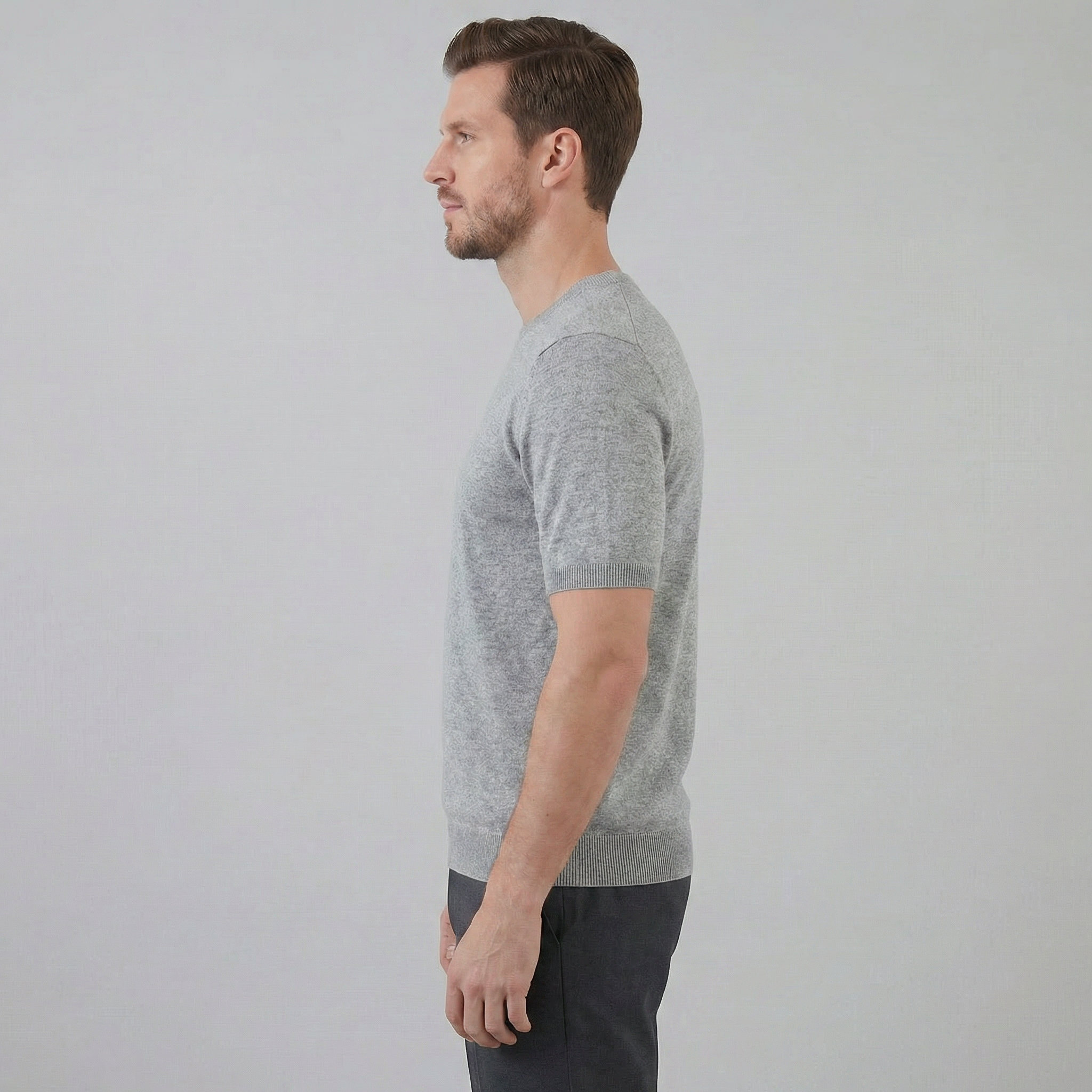 Herren Elegantes Kurzarm T-Shirt