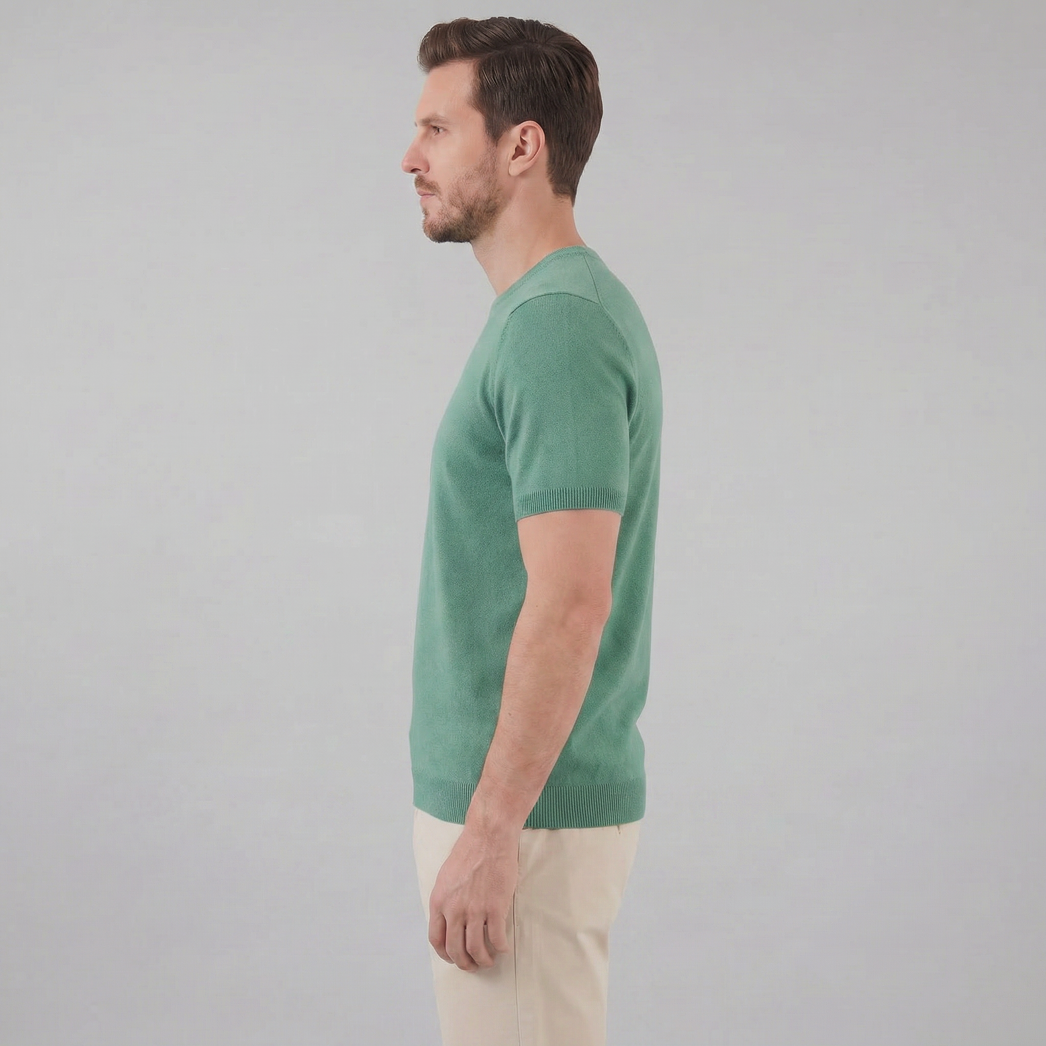Herren Elegantes Kurzarm T-Shirt