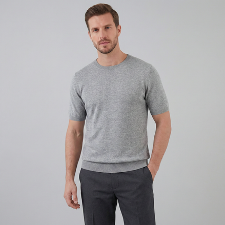 Herren Elegantes Kurzarm T-Shirt