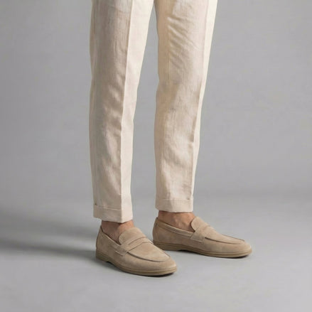 Herren Elegante Wildleder Penny Loafers