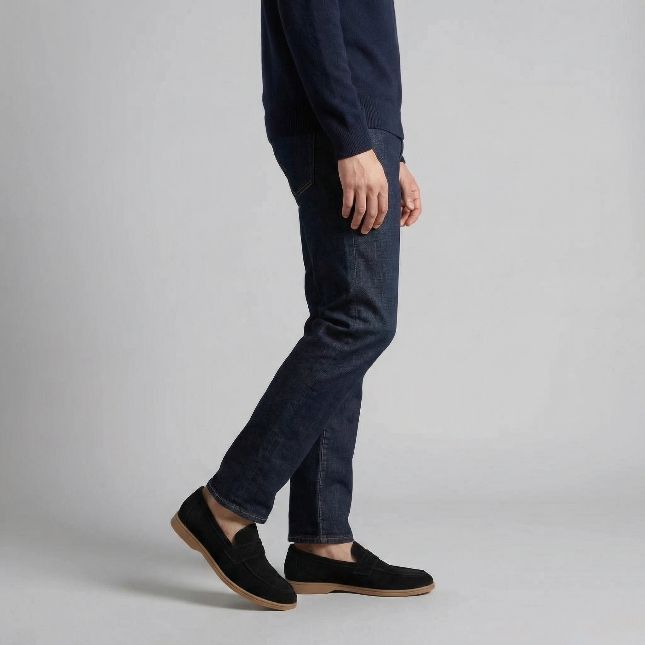 Herren Elegante Wildleder Penny Loafers