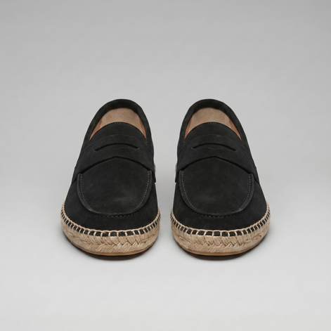 Herren Espadrille Penny Loafers