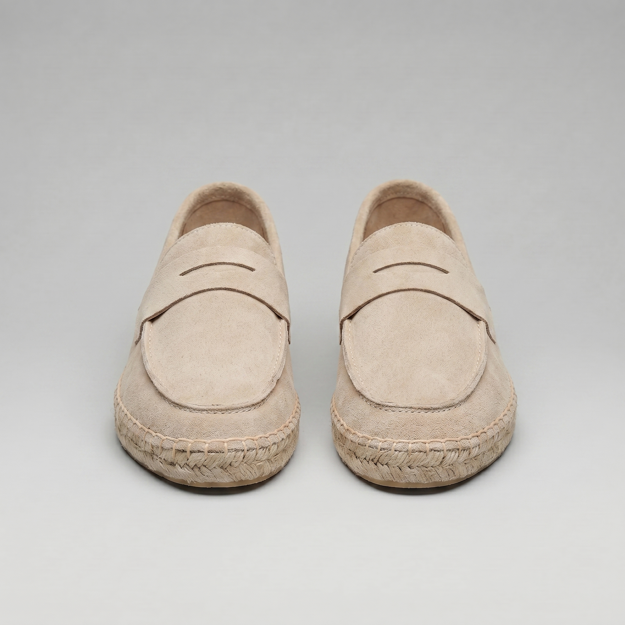 Herren Espadrille Penny Loafers
