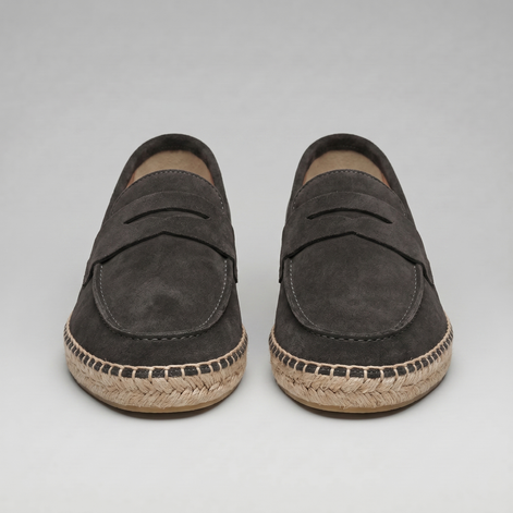 Herren Espadrille Penny Loafers
