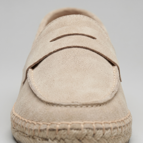 Herren Espadrille Penny Loafers