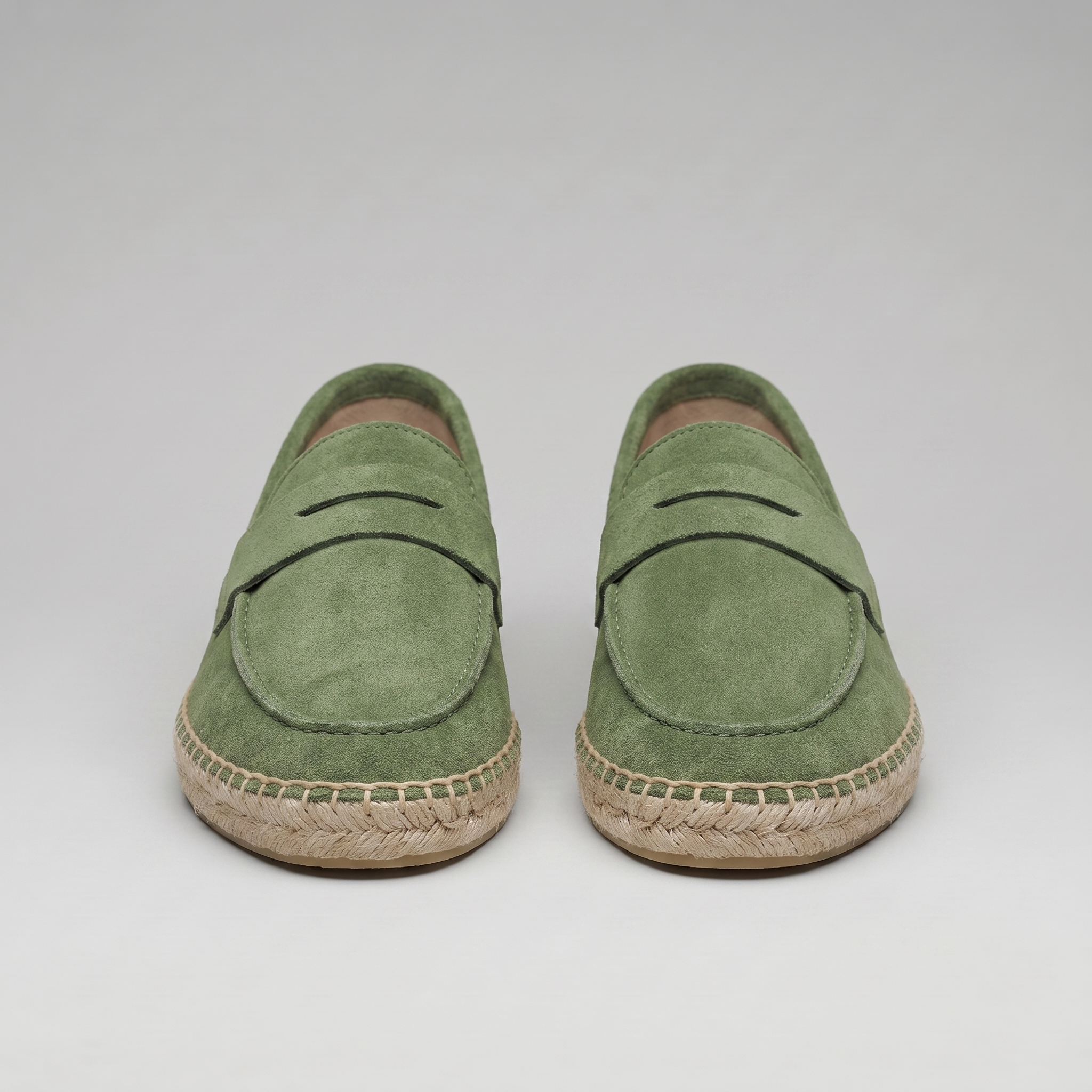 Herren Espadrille Penny Loafers