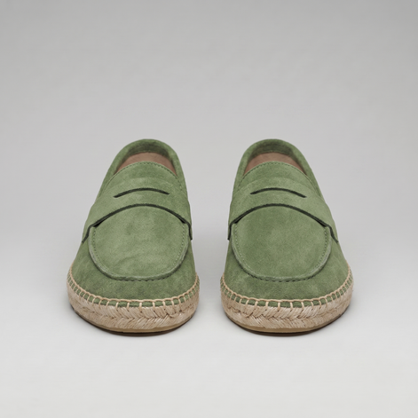 Herren Espadrille Penny Loafers