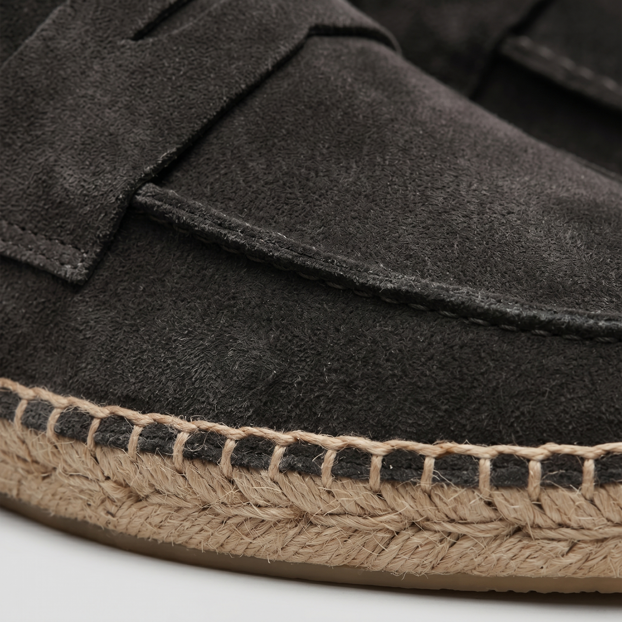 Herren Espadrille Penny Loafers