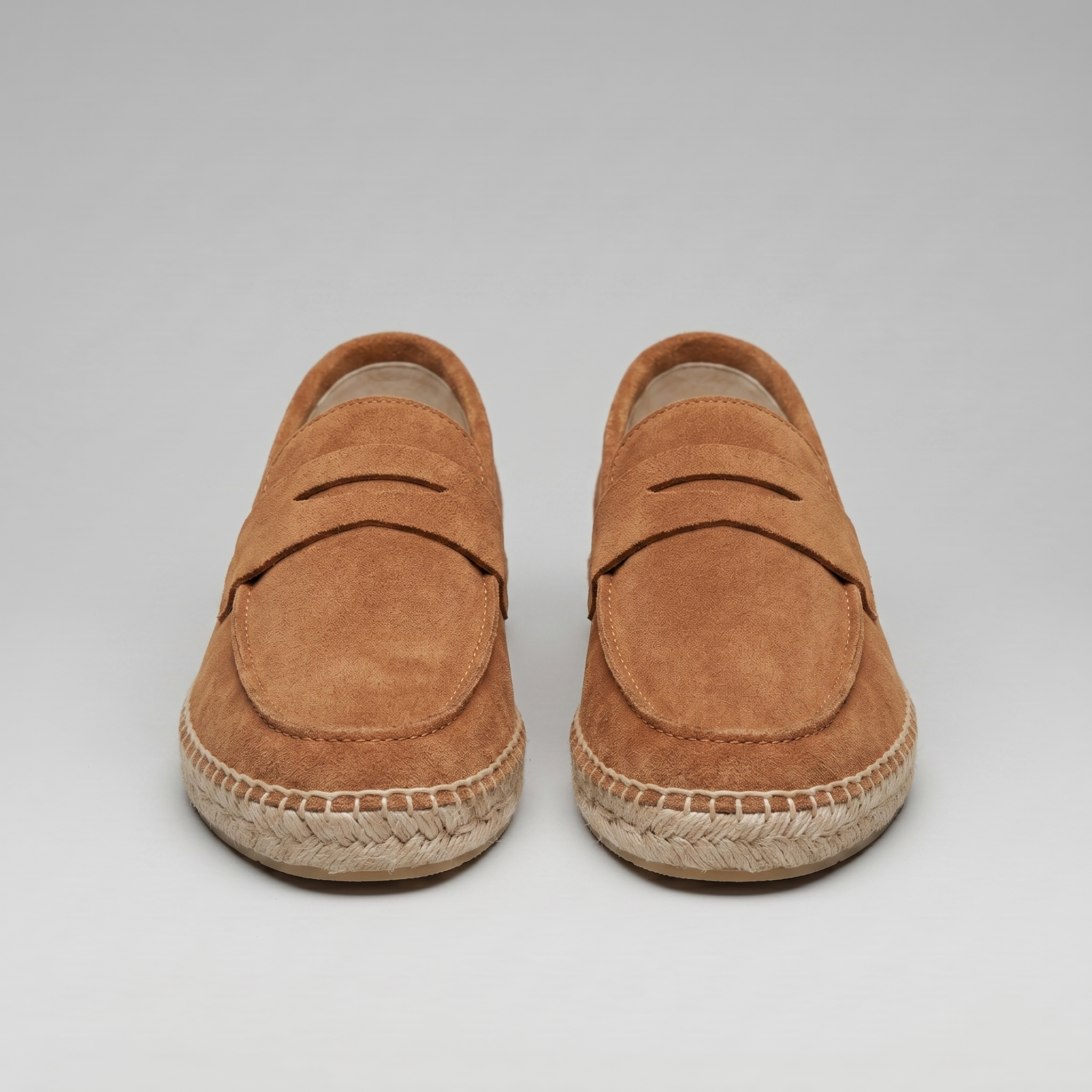 Herren Espadrille Penny Loafers
