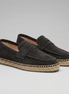 Herren Espadrille Penny Loafers