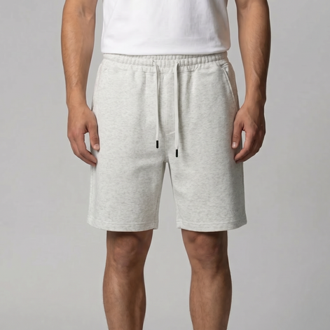 Herren Fleece Shorts Mit Kordelzug