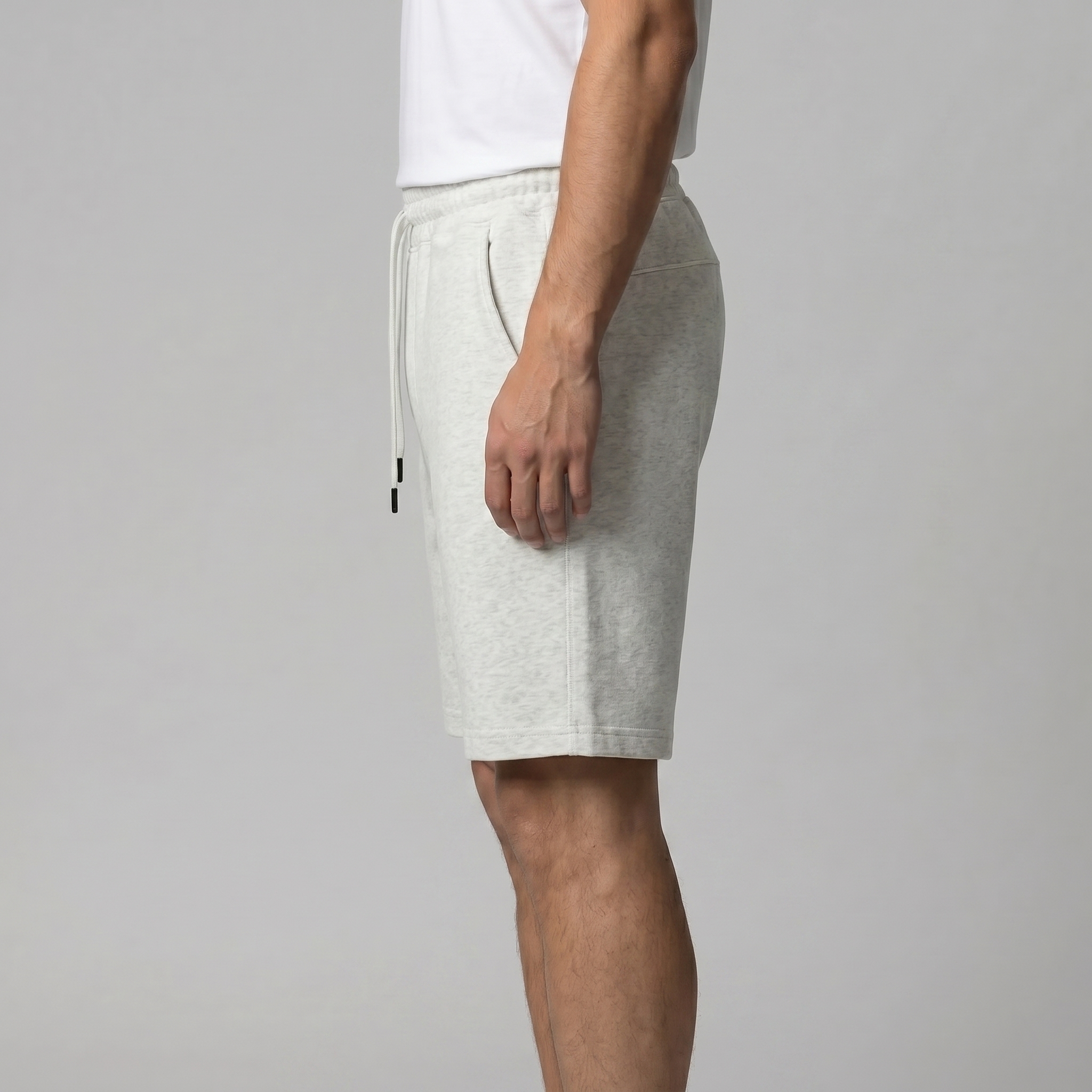 Herren Fleece Shorts Mit Kordelzug
