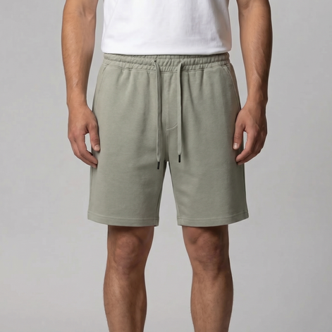 Herren Fleece Shorts Mit Kordelzug