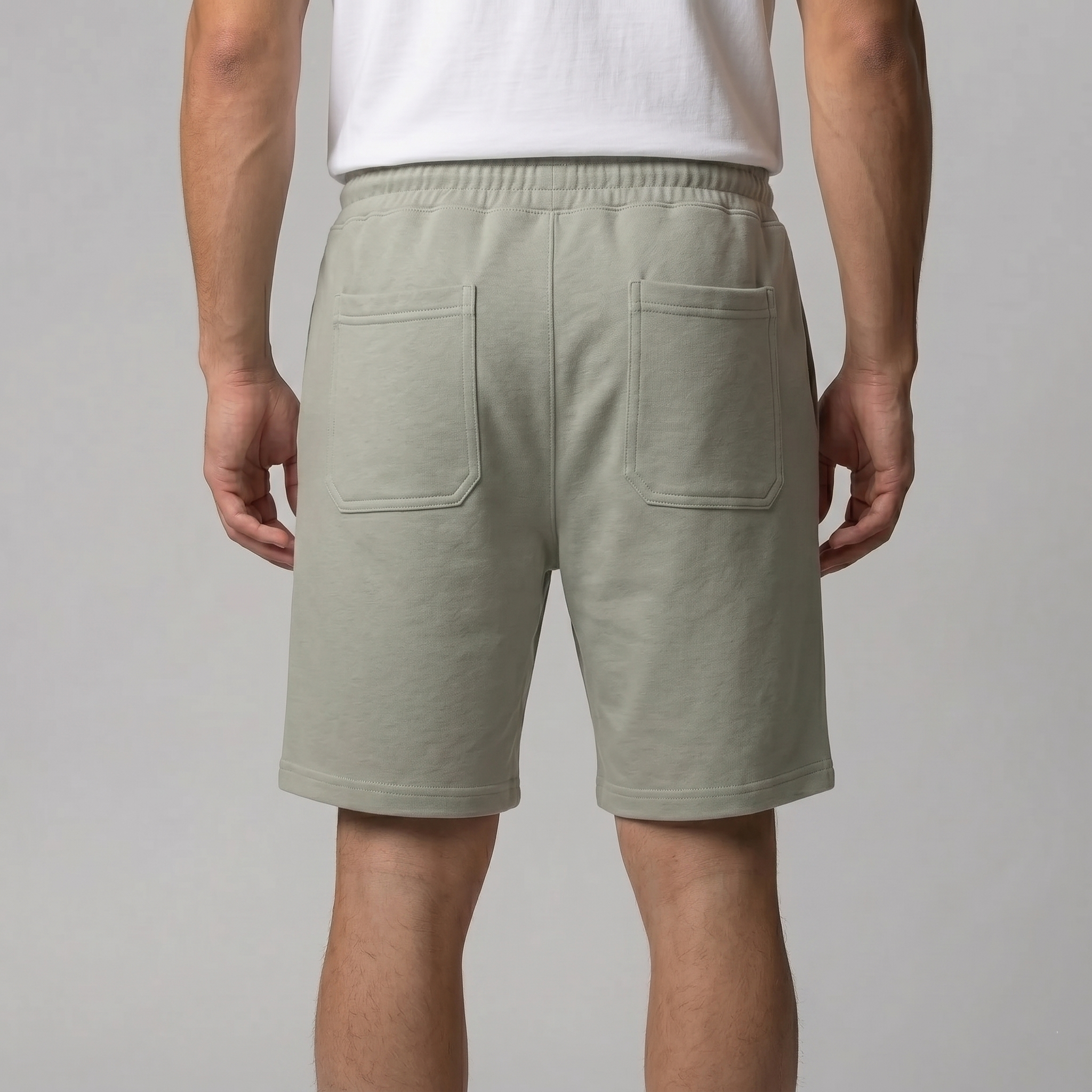 Herren Fleece Shorts Mit Kordelzug